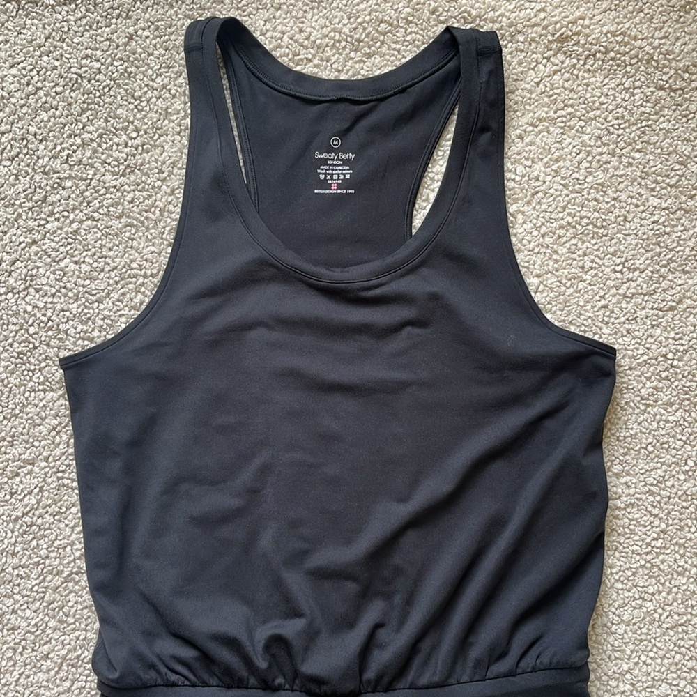 SWEATY BETTY Yoga Jogger Jumpsuit Black Size Medium - Picture 9 of 15